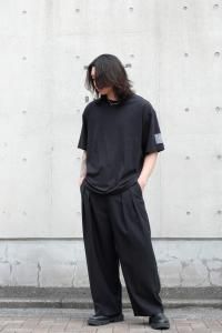 <img class='new_mark_img1' src='https://img.shop-pro.jp/img/new/icons2.gif' style='border:none;display:inline;margin:0px;padding:0px;width:auto;' />ڥ饹1MAISON SPECIAL [᥾󥹥ڥ] CORDURA Wool Tow-Tuck Wide Pants 11231461229 BLACK