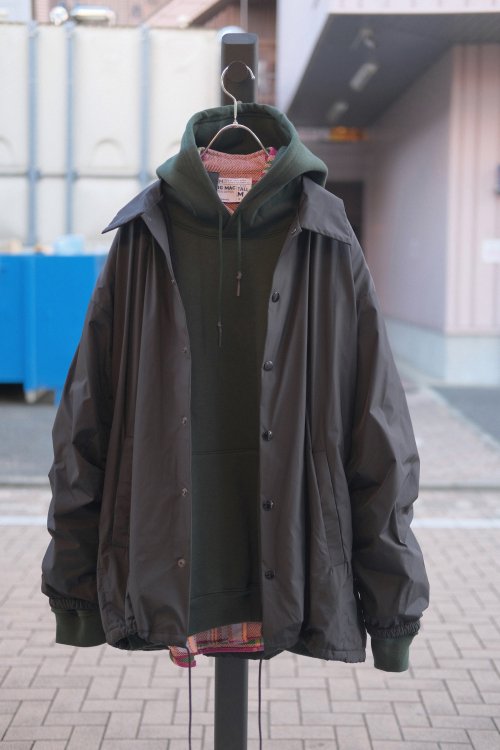 LAD MUSICIAN [ラッドミュージシャン] NYLON TAFFETA COACH JACKET＜ナイロンタフタコーチジャケット＞  2224-351 2024AW BLACK