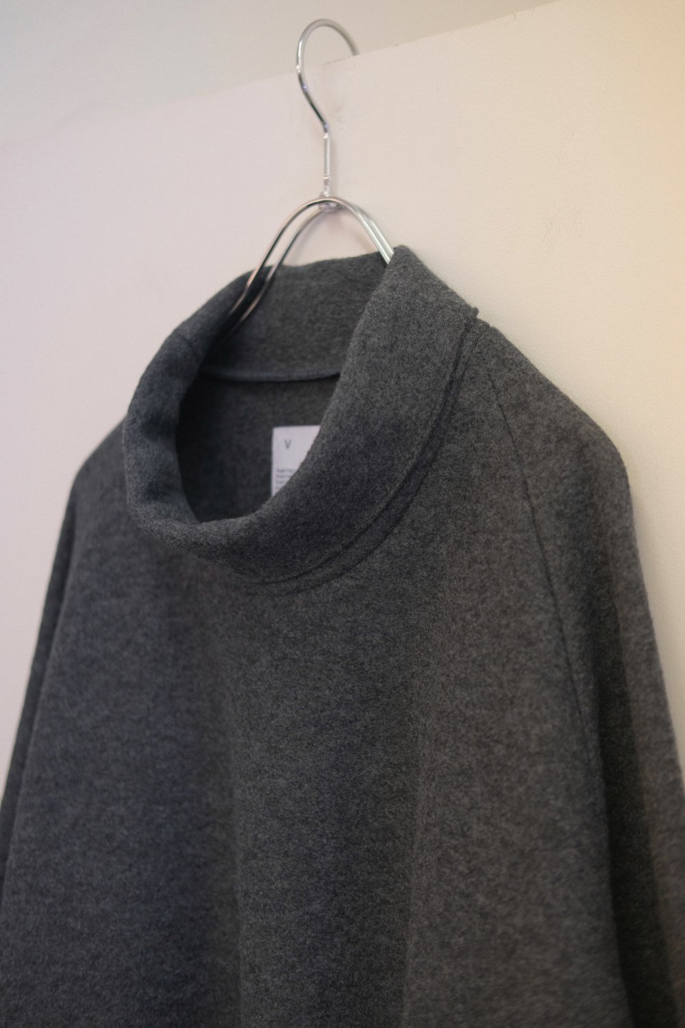 VOAAOV [ヴォアーブ] WOOL NYLON HI-NECK KNIT＜ウールナイロンハイネックニット＞ VOWRH 2024AW  2色展開(GRAY/BLACK)