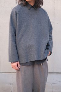 <img class='new_mark_img1' src='https://img.shop-pro.jp/img/new/icons2.gif' style='border:none;display:inline;margin:0px;padding:0px;width:auto;' />VOAAOV [] WOOL NYLON CREW-NECK KNIT㥦ʥ󥯥롼ͥå˥åȡ VOWRC 2024AW 2Ÿ(GRAY/BLACK)