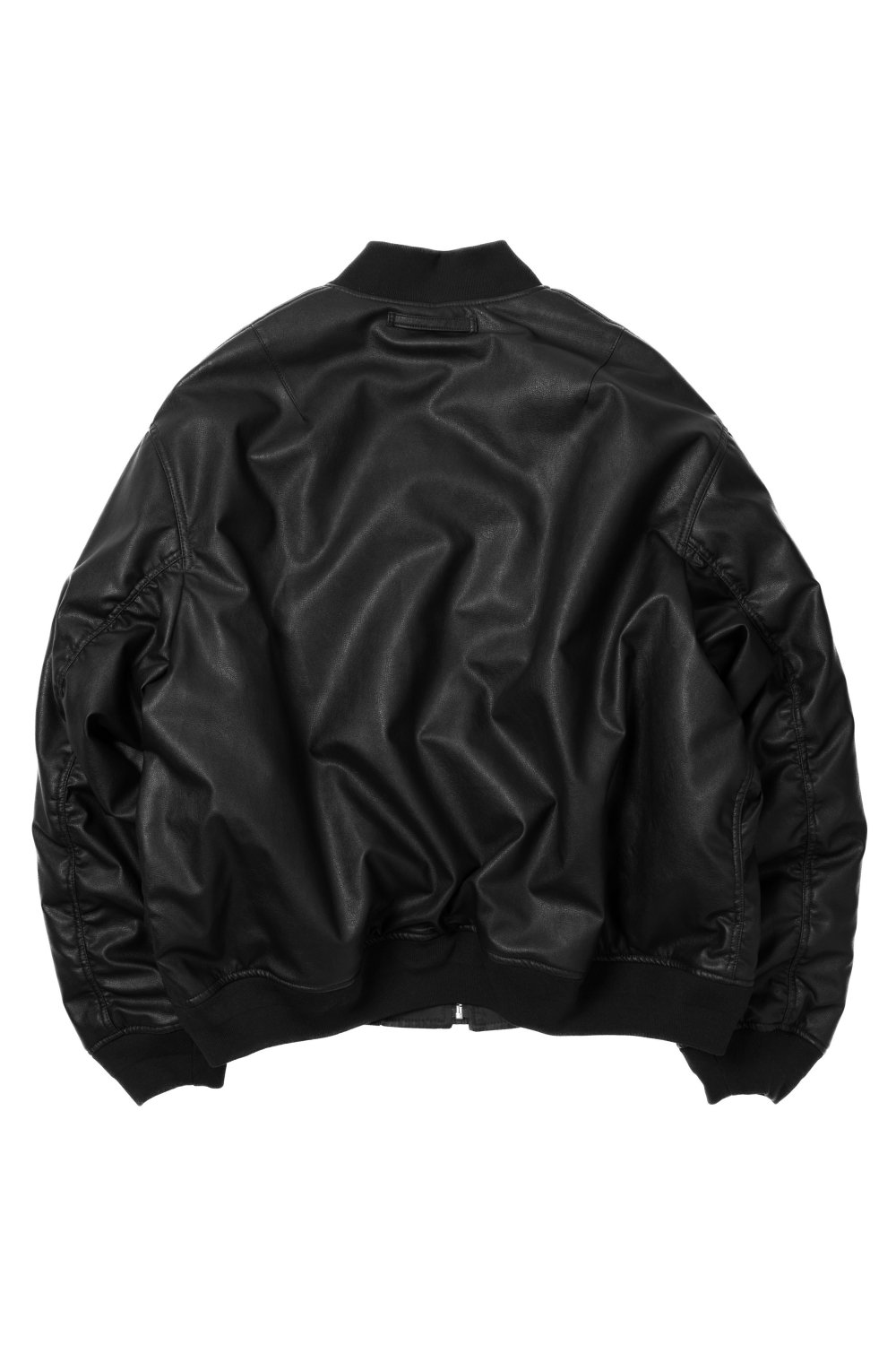 WIZZARD [ウィザード] 2WAY LEATHER REVERSIBLE MA-1 BOMBER BLOUSON＜レザーリバーシブルボンバー ジャケット＞ W24AW-BL020 24AW/24秋冬 BLACK×BLACK