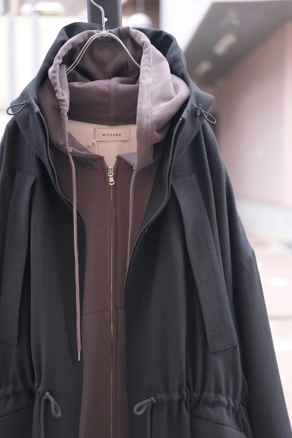 Dulcamara ドゥルカマラ よそいきオーバーフラップロングコート 2色展開