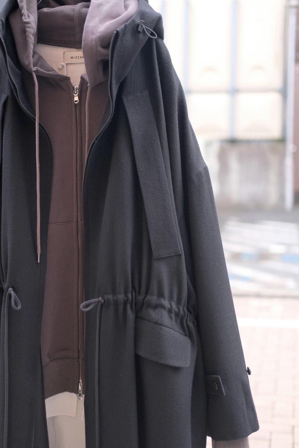 Dulcamara ドゥルカマラ よそいきオーバーフラップロングコート 2色展開