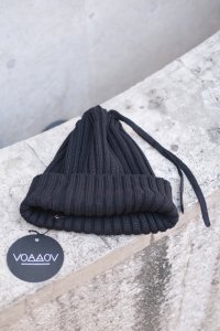 <img class='new_mark_img1' src='https://img.shop-pro.jp/img/new/icons2.gif' style='border:none;display:inline;margin:0px;padding:0px;width:auto;' />VOAAOV [] 2WAY WOOL SNOOD KNIT CAP㥦륹̡ɥ˥åȥåס VOWKK 24AW/24 BLACK