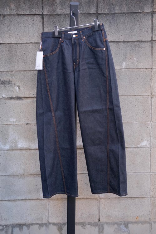 JieDa [ジエダ] 3D WORK DENIM PANTS＜リジッドデニムワイドパンツ＞ Jie-STD-PT26 25SS/25春夏  2色展開(INDIGO/BLACK)