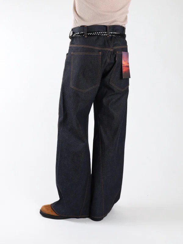 JieDa [ジエダ] 3D WORK DENIM PANTS＜リジッドデニムワイドパンツ＞ Jie-STD-PT26 25SS/25春夏  2色展開(INDIGO/BLACK)