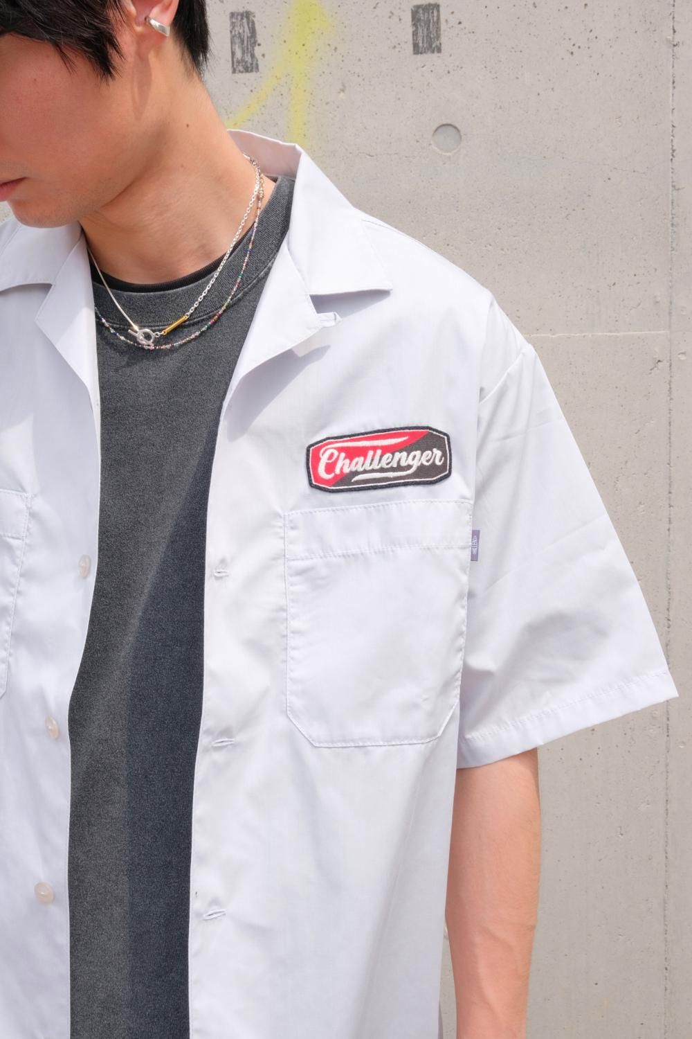 CHALLENGER/チャレンジャー S/S PATCHED WORK SHIRT/半袖ワーク