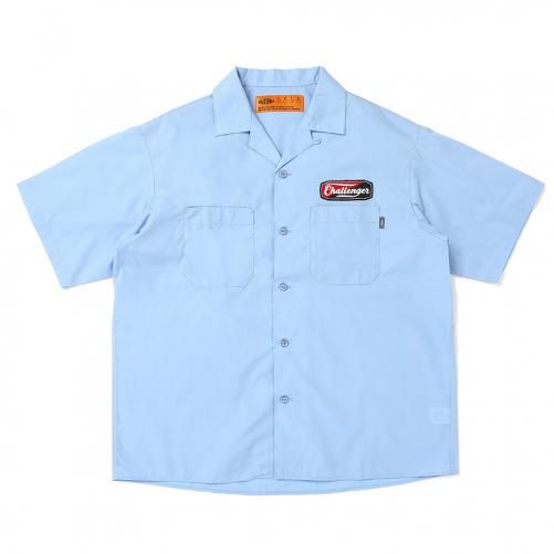 数量限定価格!! CHALLENGER/チャレンジャー S/S SHIRT/半袖ワーク WORK PATCHED トップス