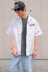 <img class='new_mark_img1' src='https://img.shop-pro.jp/img/new/icons2.gif' style='border:none;display:inline;margin:0px;padding:0px;width:auto;' />CHALLENGER/󥸥㡼 S/S PATCHED WORK SHIRT/Ⱦµ CLG-SH 025-003 2025SS 4Ÿ