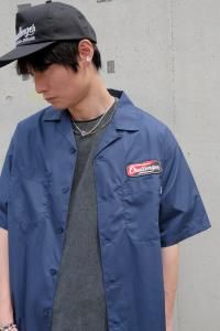 <img class='new_mark_img1' src='https://img.shop-pro.jp/img/new/icons2.gif' style='border:none;display:inline;margin:0px;padding:0px;width:auto;' />CHALLENGER/󥸥㡼 S/S PATCHED WORK SHIRT/Ⱦµ CLG-SH 025-003 2025SS 4Ÿ