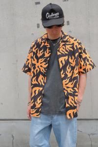 <img class='new_mark_img1' src='https://img.shop-pro.jp/img/new/icons2.gif' style='border:none;display:inline;margin:0px;padding:0px;width:auto;' />CHALLENGER/󥸥㡼 S/S FIRE SHIRT/ե䡼 CLG-SH 025-004 2025SS 2Ÿ