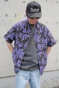 <img class='new_mark_img1' src='https://img.shop-pro.jp/img/new/icons2.gif' style='border:none;display:inline;margin:0px;padding:0px;width:auto;' />ڻĤ鷺CHALLENGER/󥸥㡼 S/S FIRE SHIRT/ե䡼 CLG-SH 025-004 2025SS 2Ÿ