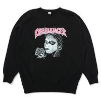 <img class='new_mark_img1' src='https://img.shop-pro.jp/img/new/icons2.gif' style='border:none;display:inline;margin:0px;padding:0px;width:auto;' />CHALLENGER/󥸥㡼 PUNK GIRL C/N SWEAT/ѥ󥯥å CLG-SW 025-005 2025SS BLACK