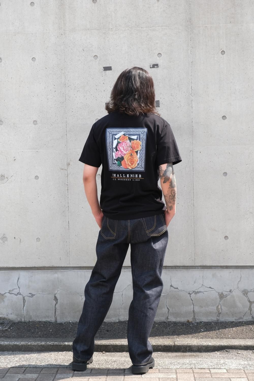 CHALLENGER/チャレンジャー ROSE BANDANA TEE/バンダナTシャツ