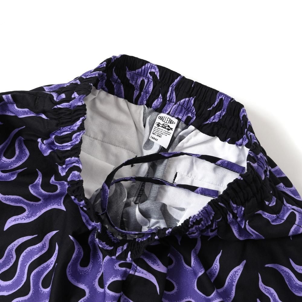 CHALLENGER/FIRE PANTS（PURPLE/BLACK）［ファイヤーパンツ-25春