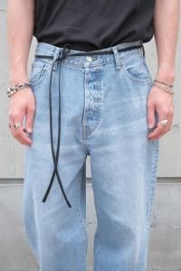 <img class='new_mark_img1' src='https://img.shop-pro.jp/img/new/icons2.gif' style='border:none;display:inline;margin:0px;padding:0px;width:auto;' />N.HOOLYWOOD/̥ϥꥦå LEATHER CORD BELT/󥰥쥶٥ 2251-AC06 2025SS BLACK