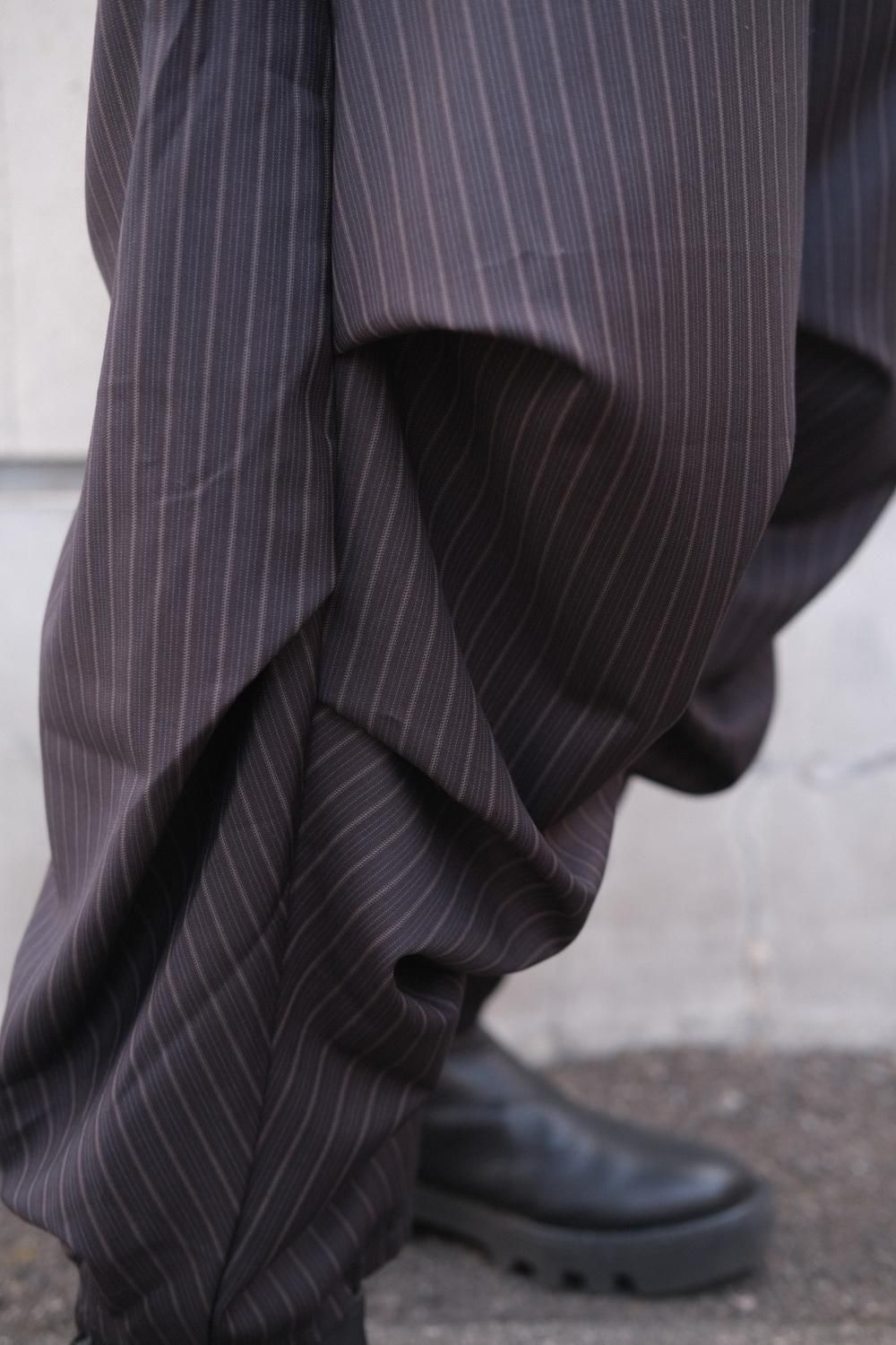 glamb/グラム Irregular Tuck Wide Slacks Pants/イレギュラー