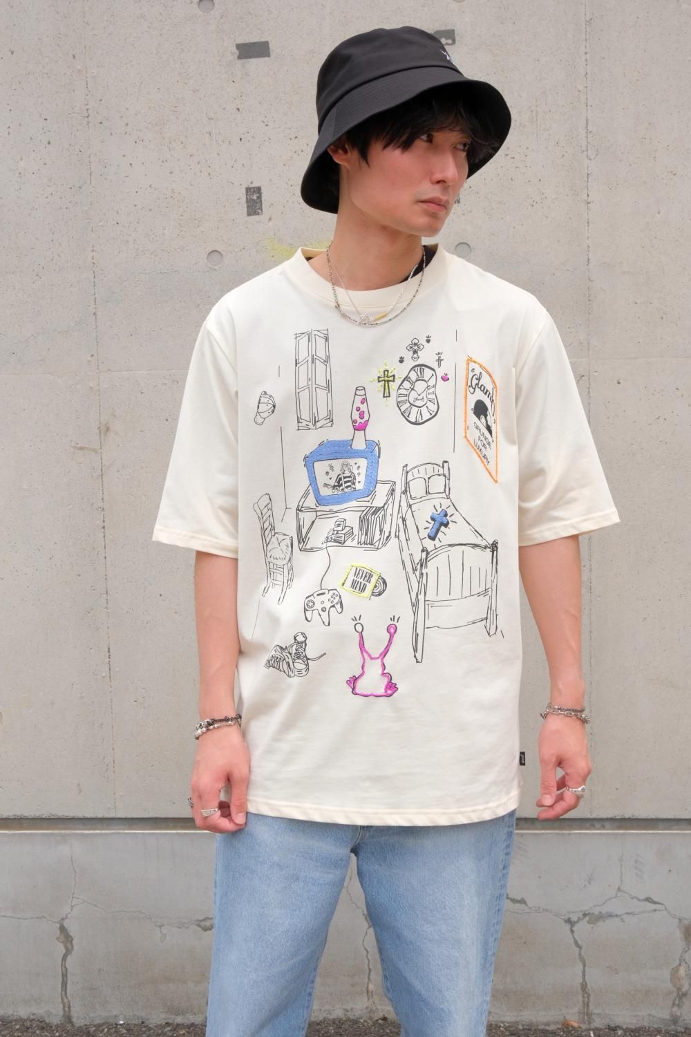 glamb グラム Grunge Room T-Shirt/グランジルームTシャツ