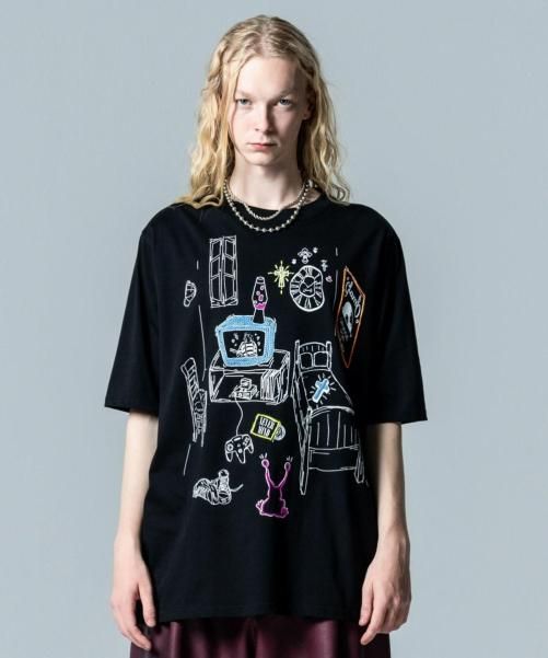 激レア逸品】glamb グラム ペインティングTシャツ グランジ