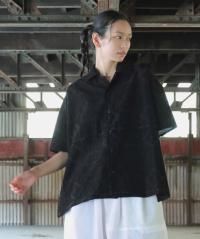 <img class='new_mark_img1' src='https://img.shop-pro.jp/img/new/icons2.gif' style='border:none;display:inline;margin:0px;padding:0px;width:auto;' />STOF ȥ Stone Yard Floc Shirt/ȡ䡼ɳߥ SF25SS-08 2025ղ BLACK