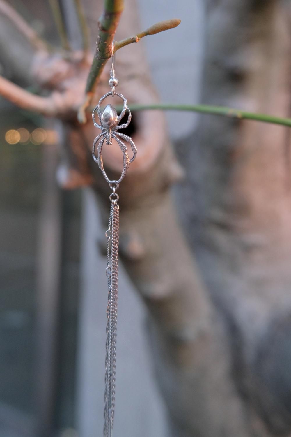 gunda [ガンダ] NOTE PIERCE＜スパイダーピアス＞ SILVER