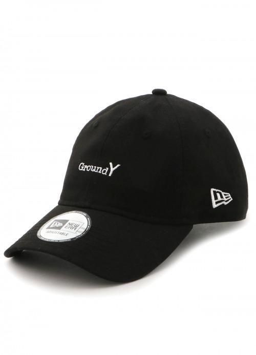 Ground Y NEWERA 9Thirty コラボ キャップ グラウンド ワイ×ニューエラ、“アドレスロゴ”パッチ付き