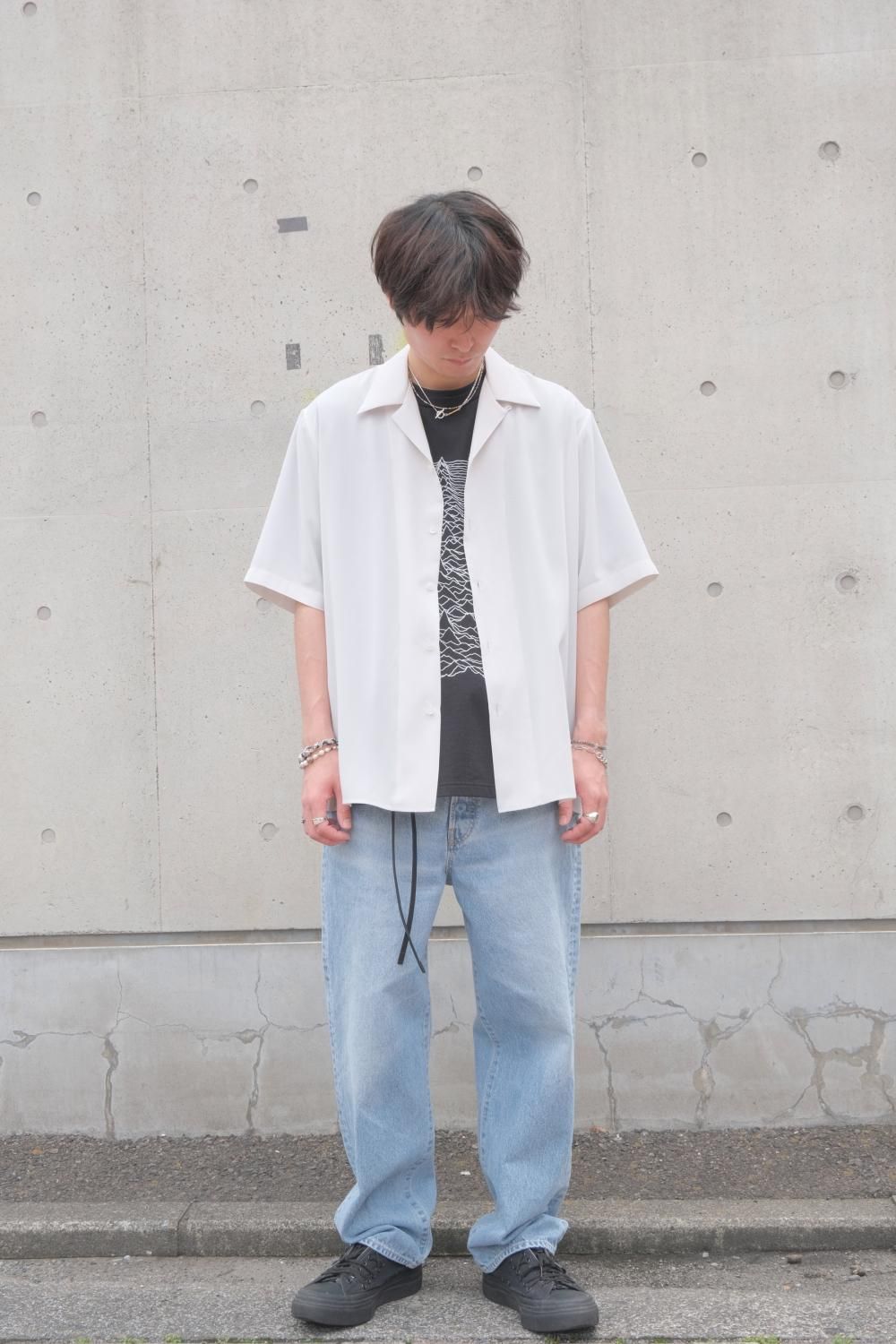 LAD MUSICIAN ラッドミュージシャン OPEN COLLAR SHIRT オープン