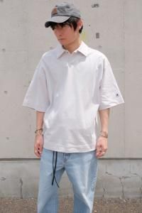 <img class='new_mark_img1' src='https://img.shop-pro.jp/img/new/icons2.gif' style='border:none;display:inline;margin:0px;padding:0px;width:auto;' />N.HOOLYWOOD [̥ϥꥦå] Champion POLO SHIRTԥ󥳥 ݥġ C8-B358 2025SS/ղ 2Ÿ(L.GRAY/BLACK)