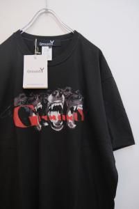 <img class='new_mark_img1' src='https://img.shop-pro.jp/img/new/icons2.gif' style='border:none;display:inline;margin:0px;padding:0px;width:auto;' />Ground Y Yohji Yamamoto 饦ɥ磻 襦ޥ DOG GRAPHIC PRINT T-SHIRT ɥåT GP-T54-070 2025SS BLACK