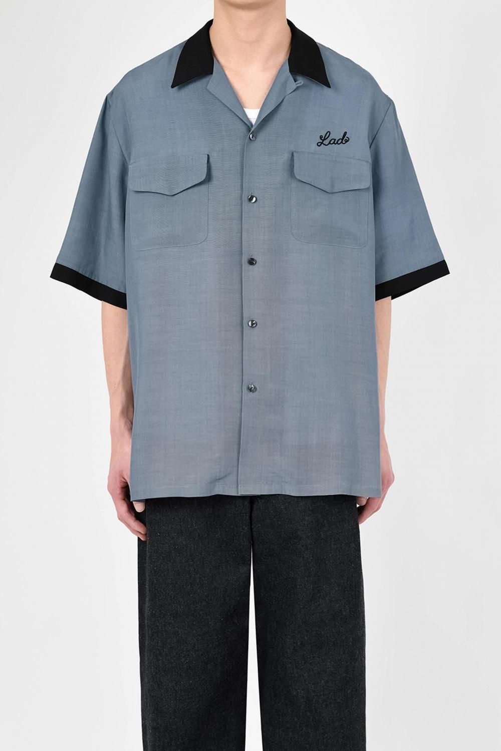 LAD MUSICIAN ラッドミュージシャン TENCEL BOWLING SHIRT