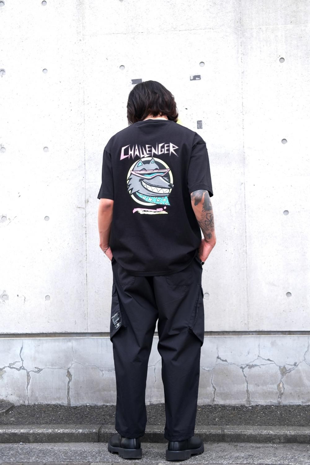 CHALLENGER チャレンジャー NEON WOLF TEE ネオンウルフTシャツ