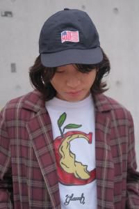 <img class='new_mark_img1' src='https://img.shop-pro.jp/img/new/icons2.gif' style='border:none;display:inline;margin:0px;padding:0px;width:auto;' />EVILACT ֥륢 EVIL MADE FLAG CAP եåå EA25-ACT1-C01 BLACK