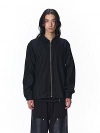 <img class='new_mark_img1' src='https://img.shop-pro.jp/img/new/icons2.gif' style='border:none;display:inline;margin:0px;padding:0px;width:auto;' />JieDa  WOOL STRIPE ZIP SHIRT 륹ȥ饤ץåץ֥륾 Jie-25W-SH05-A 2025AW 2Ÿ
