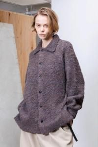 VOAAOV ヴォアーブ MOHAIR KNIT Blouson Cardiganモヘアブルゾン