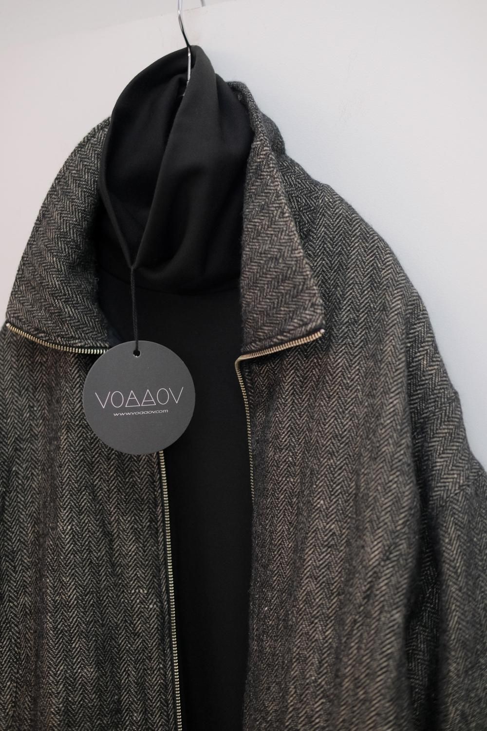 VOAAOV ヴォアーブ WOOL LINEN HERRINGBONE BLOUSON ウールリネン