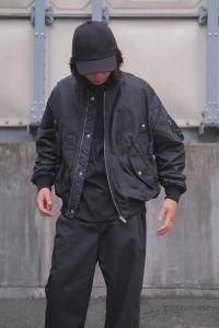 <img class='new_mark_img1' src='https://img.shop-pro.jp/img/new/icons2.gif' style='border:none;display:inline;margin:0px;padding:0px;width:auto;' />WIZZARD  SWICHING BOMBER JACKET MA-1 å󥰥ܥС㥱å W25AW-BL020 2025AW/ BLACK
