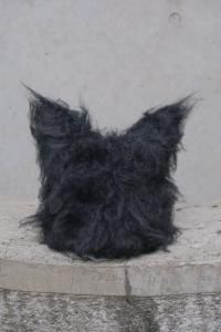 <img class='new_mark_img1' src='https://img.shop-pro.jp/img/new/icons2.gif' style='border:none;display:inline;margin:0px;padding:0px;width:auto;' />LAD MUSICIAN åɥߥ塼 LOOP YARN SHAGGY KNIT CAP 㥮˥åȥå 2225-023 2025AW/ BLACK
