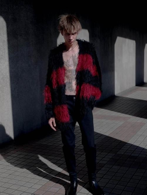 LAD MUSICIAN ラッドミュージシャン LOOP YARN SHAGGY KNIT