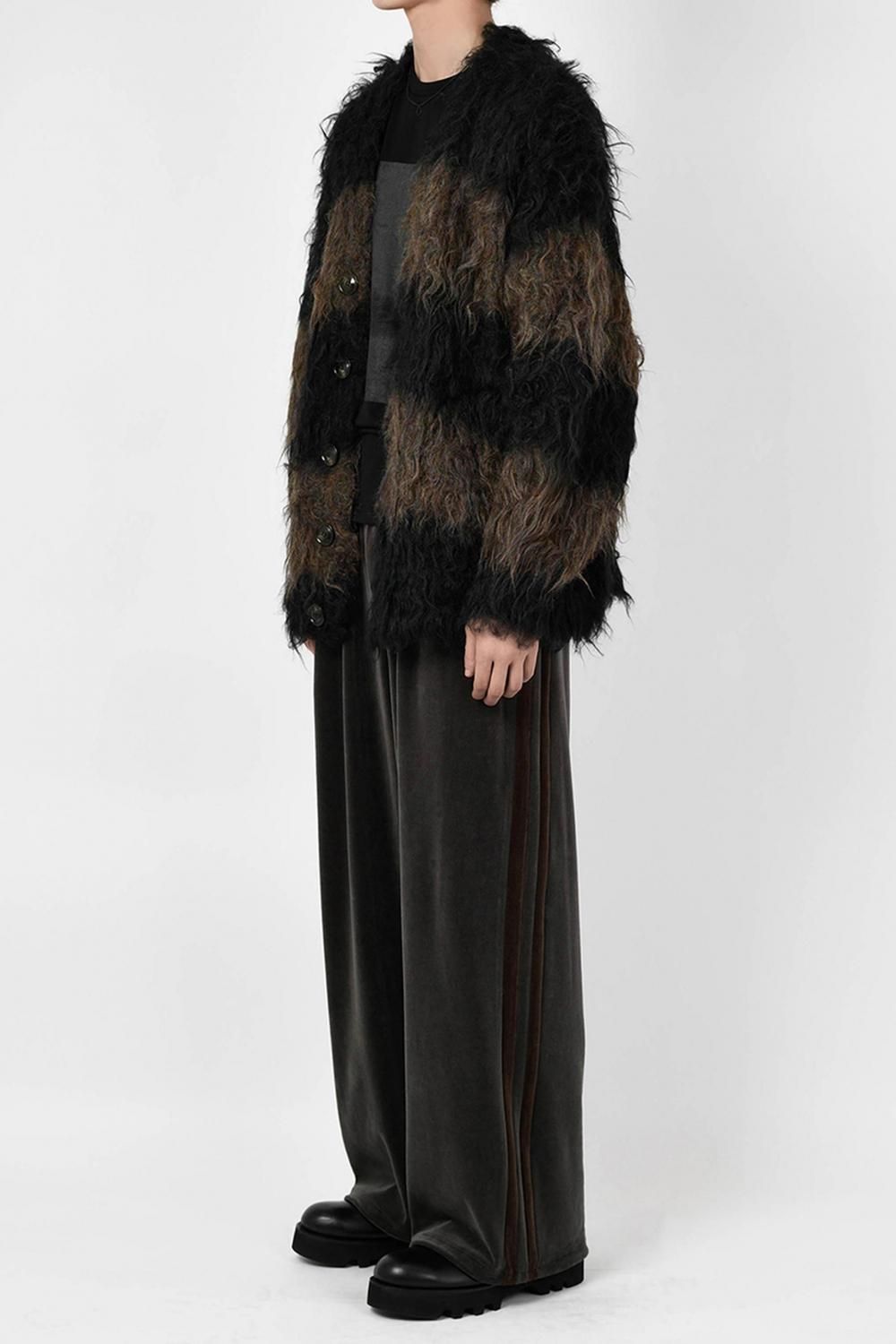 LAD MUSICIAN シャギーニットカーディガン LAD MUSICIAN ラッドミュージシャン LOOP YARN SHAGGY KNIT CARDIGAN