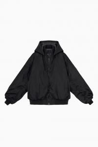 <img class='new_mark_img1' src='https://img.shop-pro.jp/img/new/icons2.gif' style='border:none;display:inline;margin:0px;padding:0px;width:auto;' />LAD MUSICIAN åɥߥ塼 SOLOTEX TWILL HOODED MA-1 BLOUSON ƥåĥߥ꥿꡼㥱å 2225-356 2025AW BLACK