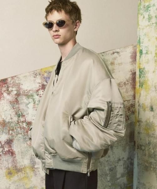 MAISON SPECIAL メゾンスペシャル Prime-Over Nylon MA-1 Bomber