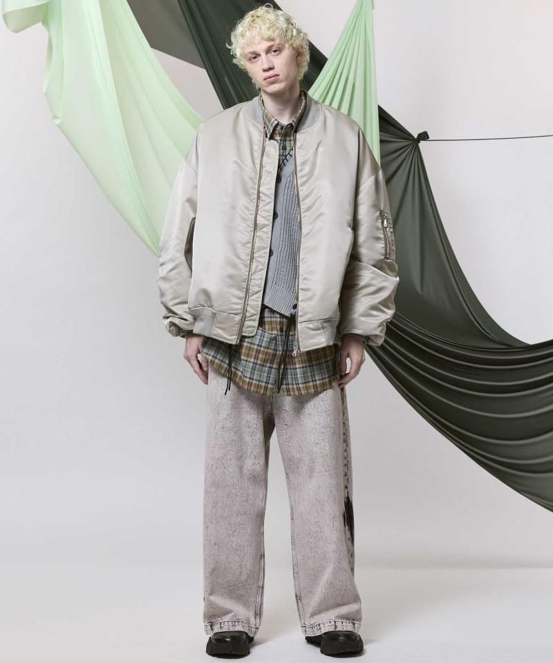 MAISON SPECIAL メゾンスペシャル Prime-Over Nylon MA-1 Bomber