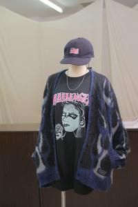 <img class='new_mark_img1' src='https://img.shop-pro.jp/img/new/icons2.gif' style='border:none;display:inline;margin:0px;padding:0px;width:auto;' />EVILACT ֥륢 FLAMES MOHAIR CARDIGAN ե䡼ѥإǥ EA25-ACT2-T05 2025AW 2Ÿ