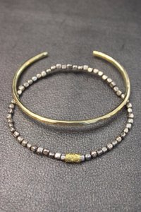 Atease [ƥ] BRASS BEADS 2-SET BRACELET֥饹ӡ2åȥ֥쥹åȡʥХ󥰥ˡ #