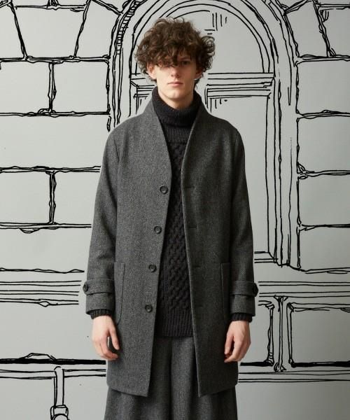 TROVE LASSE COAT ノーカラーコート