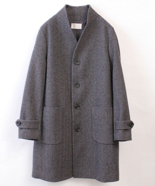 2015AW 先行予約】 TROVE / LASSE COAT＜ノーカラーコート＞ # 2色展開