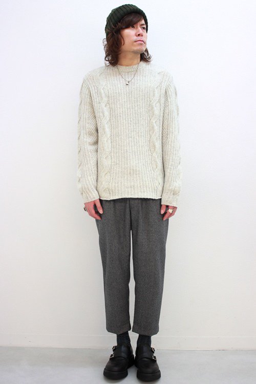 VICTIM / CABLE KNIT＜ケーブルニット＞ # オフホワイト - 群馬県 ...