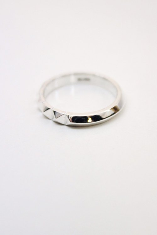 dip [ディップ] reversible studs ring ＜リバーシブルスタッズリング＞ シルバー