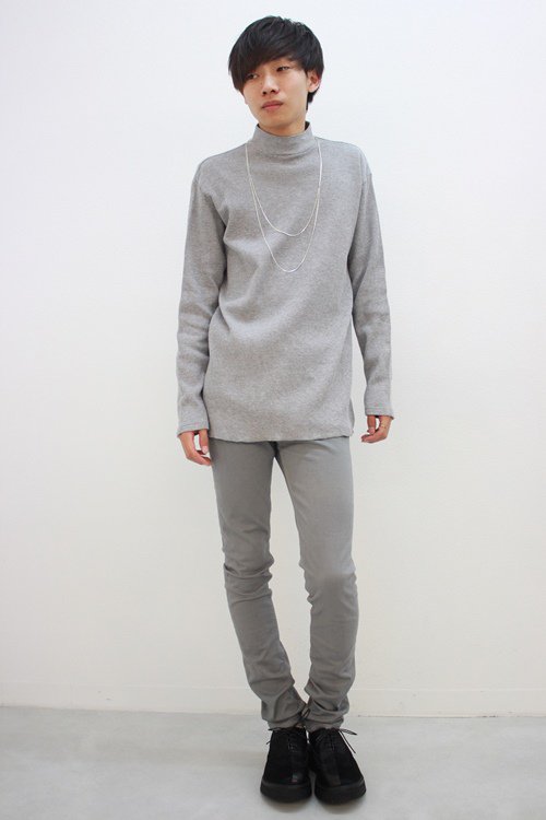 VICTIM / HI NECK LONG THERMAL CUT SEWN＜ハイネックロングサーマル