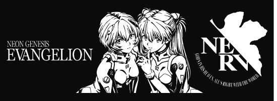 レイ&アスカ エヴァンゲリオン レイ&アスカ カッティングステッカー